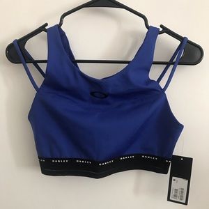 Oakley Blue Sports Bra M Medium